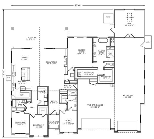 ONE FLOOR PLAN